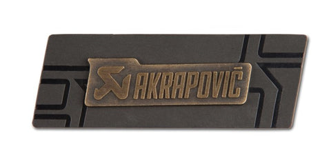 Akrapovic Brass sign badge