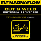 MagnaFlow Universal Catalytic Converter 2.5 inch/2 inch S/D PC2 Rear