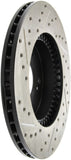 StopTech 97-01 Acura Integra Type R / 97-01 Honda CR-V Slotted & Drilled Left Front Rotor