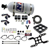 Nitrous Express Dominator Dual Stage Billet Crossbar Nitrous Kit (50-300 & 100-500HP) w/10lb Bottle