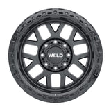 Weld Off-Road W104 20X9 Cinch 6X135 6X139.7 ET00 BS5.00 Gloss Black 106.1