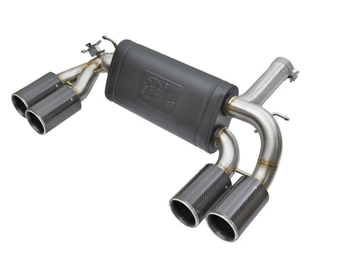 aFe MACHForce XP 3in - 2 1/2in Axle Back 304SS Exhaust w/ Carbon Fiber Tips 16-17 BMW M2 (f87)