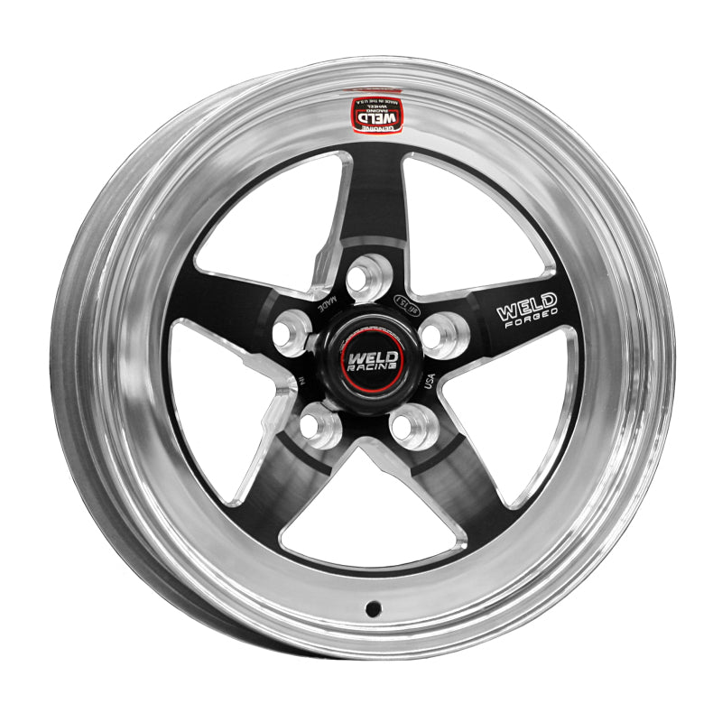 Weld S71 15x5.33 / 5x4.75 BP / 2.5in. BS Black Wheel (Low Pad) - Non-Beadlock