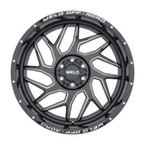 Weld Off-Road W117 20X10 Fulcrum 8X165.1 ET13 BS6.00 Gloss Black MIL 125.1