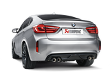 Akrapovic 15-17 BMW X5M (F85) Evolution Line Cat Back (Titanium) w/ Carbon Tips