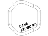 aFe Pro Series Dana 60 Front Differential Cover Black w/ Machined Fins 17-20 Ford Trucks (Dana 60)