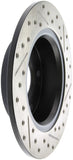 StopTech 04-08 Acura TSX / 03-07 Honda Accord SportStop Slotted & Drilled Right Rear Rotor