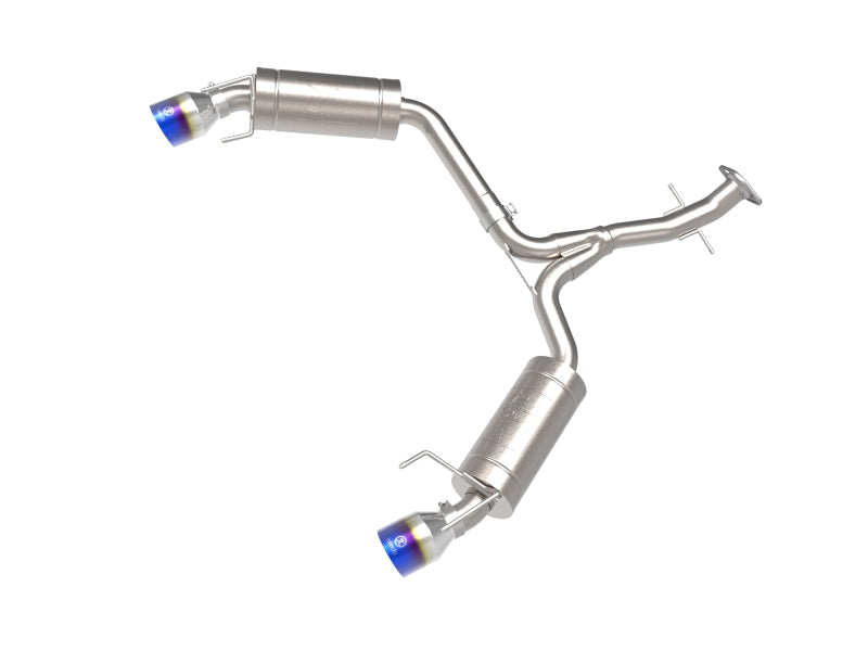 aFe POWER Takeda 06-13 Lexus IS250/IS350 SS Axle-Back Exhaust w/ Blue Flame Tips