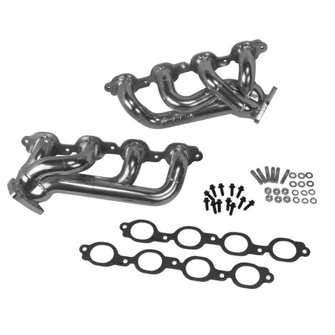 BBK 14-18 GM Truck 5.3/6.2 1 3/4in Shorty Tuned Length Headers - Titanium Ceramic