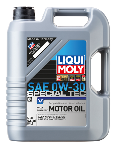 LIQUI MOLY 5L Special Tec V Motor Oil SAE 0W30