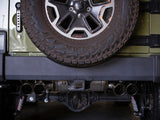 aFe Rebel Series 2.5in 409 SS Axle-Back Exhaust System Black 07-18 Jeep Wrangler (JK) V6-3.6L/3.8L