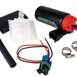 Fuel Pump, E85, Offset Inlet - Inlet inline w/ outlet, 340lph (This item will supersede P/N 11142).