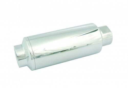 Filter, In-Line, 100-m Stainless Mesh Element, ORB-12 Port, Nickel-Chrome, 2-1/2in OD, PLATINUM SERIE