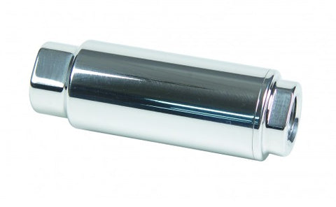 Filter, In-Line, 40-m Fabric Element, 3/8in NPT Port, Nickel-Chrome PATINUM SS Series, 1-1/4in OD