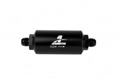 Filter, In-Line, 10-m Microglass Element, AN-10 Male, Bright-Dip Black, 2in OD