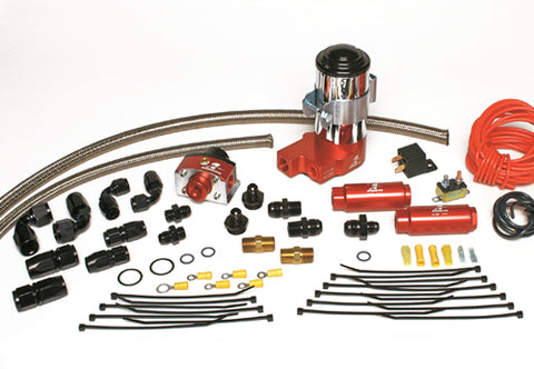 Complete SS Series Fuel System Includes: (P/N 17122 SS Series Fuel pump Kit) plus (P/N 17120 Carb. R