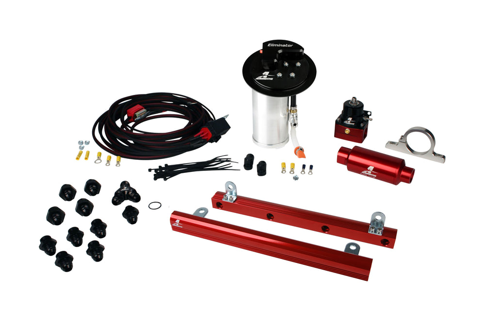 System, 10-13 Mustang GT, 18695 Elim, 14144 5.4L Rails, 16307 Wire Kit & Misc. Fittings.