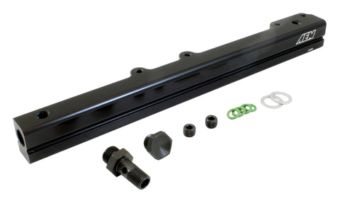 High Volume Fuel Rail Black for Honda D16Y7 & D16Y8