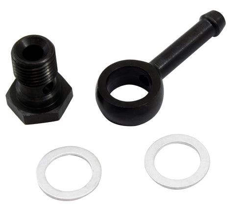 Adjustable Fuel Pressure Regulator 90 degree Fitting Kit, Universal