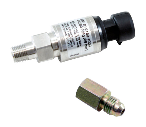 1000 PSIg Stainless Sensor Kit, Stainless Steel Sensor Body, 1/8-inch NPT Male Thread, Includes 1000