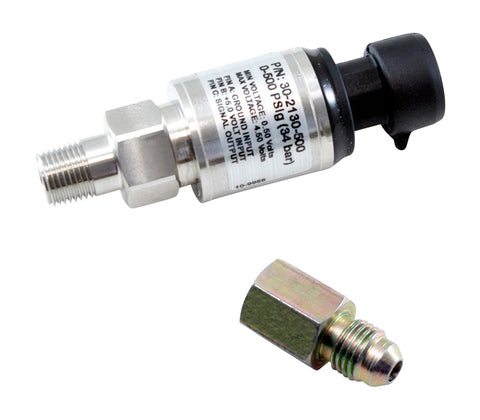 500 PSIg Stainless Sensor Kit, Stainless Steel Sensor Body, 1/8-inch NPT Male Thread, Includes 500 P