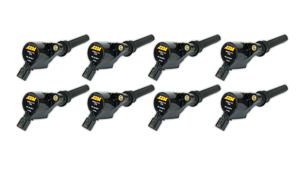 Ford 1998-2014 4.6/5.4/6.8 2V SOHC, Direct fit performance ignition coil (8-Pack)