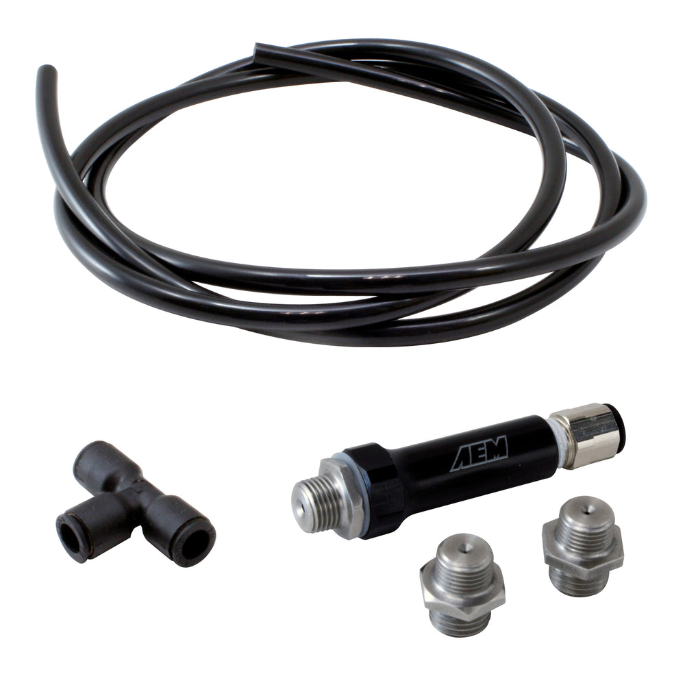V2 Water/Methanol Injection Nozzle and Jet Kit, Includes T Fitting, Hose, 250cc, 500cc, and 1000cc