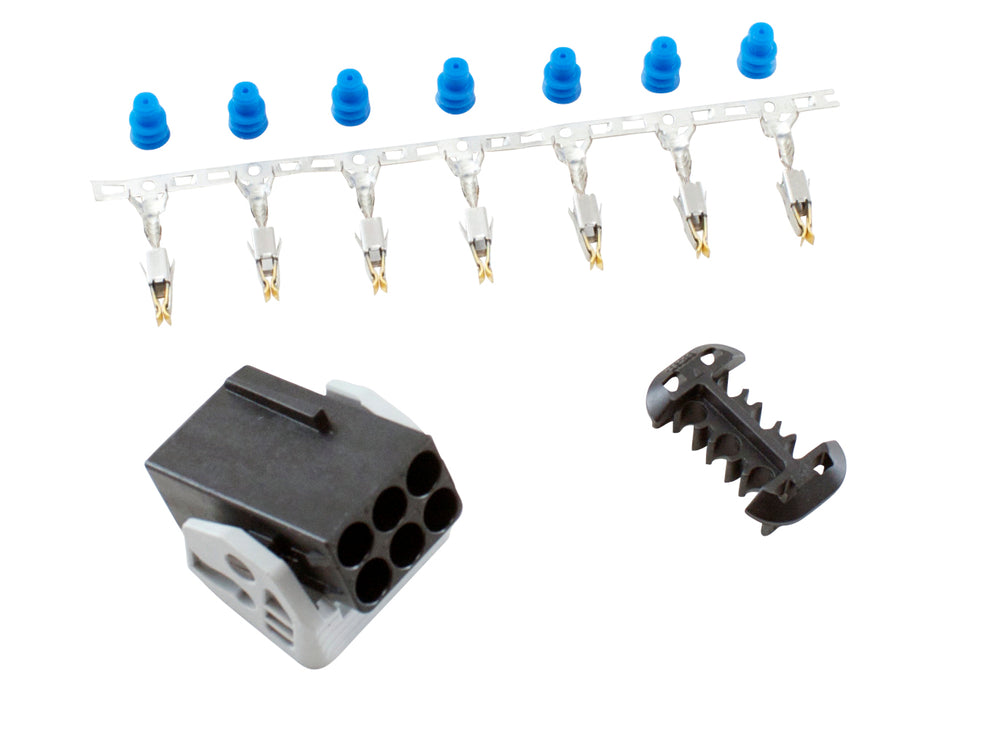 Bosch LSU 4.2 Wideband Connector Kit, Includes Bosch LSU 4.2 Connector, 7 X Wire Seals and 7 X Conta