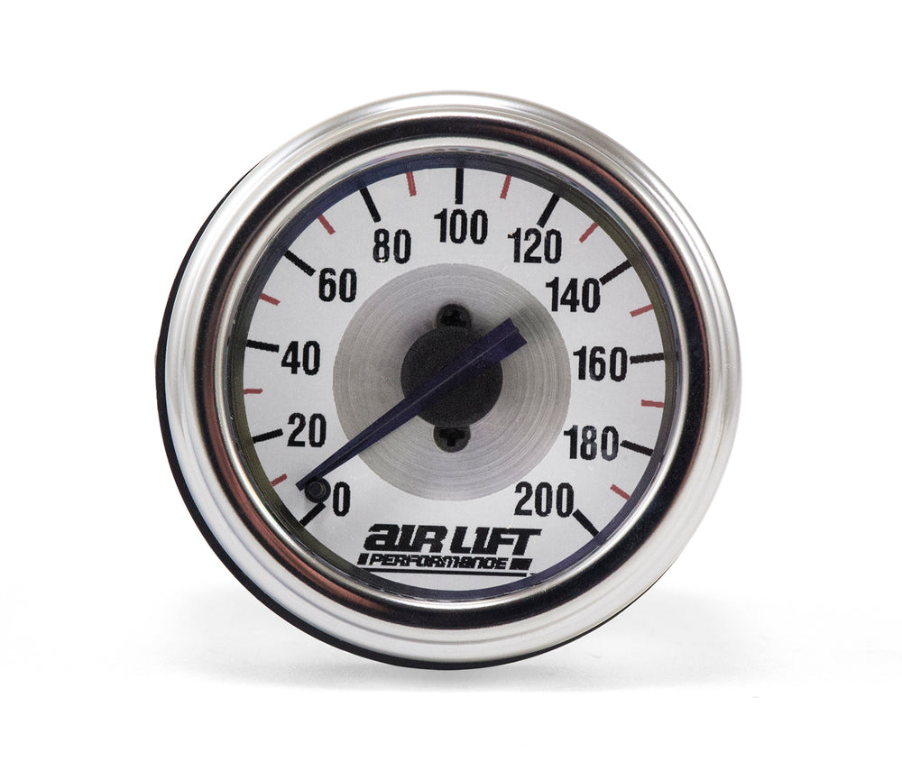 Air Lift Performance Single Needle Air Gauge