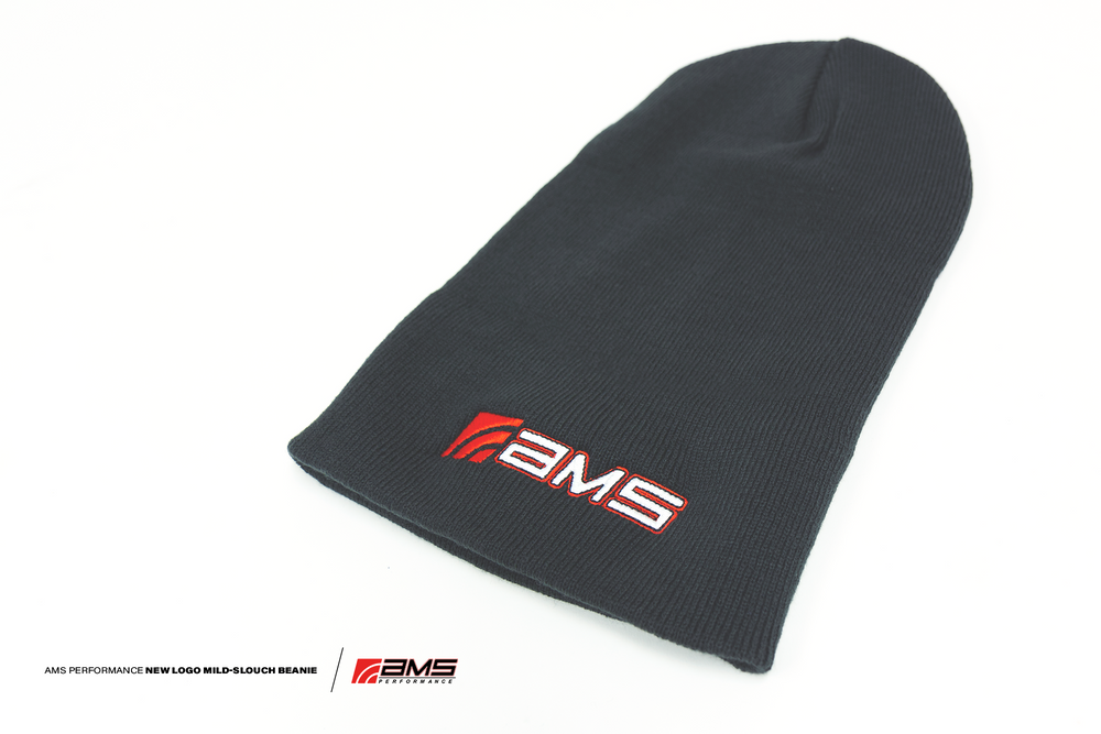 AMS Black Mild-Slouch Winter Beanie - One Size Fits All