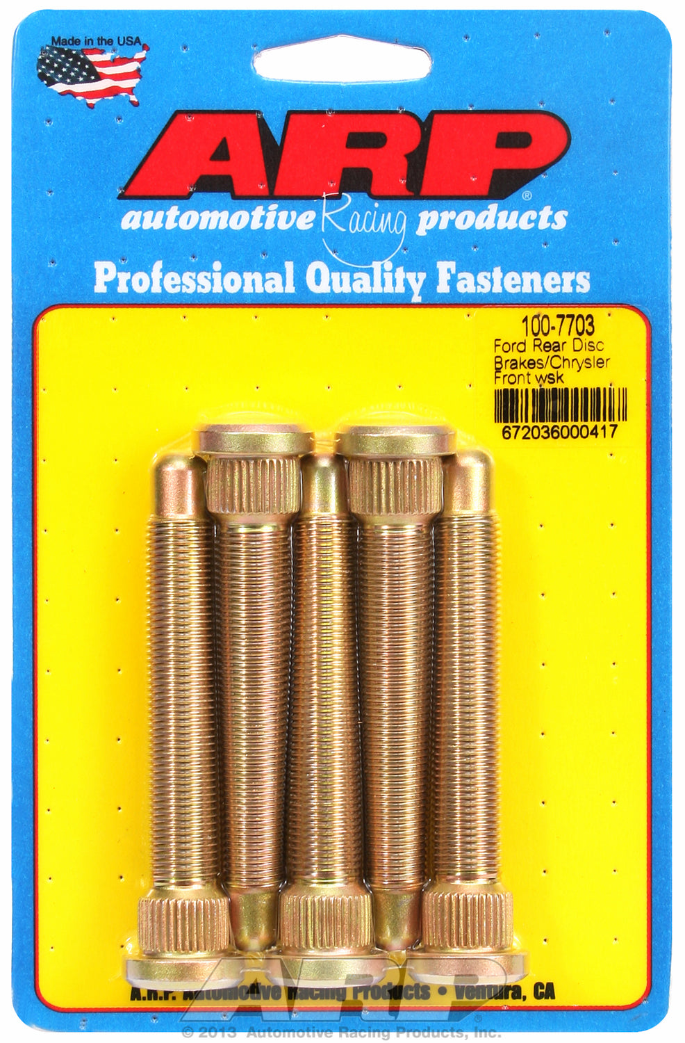 Wheel Stud Kit for Ford Rear Disk Brakes/ Chrysler Front Brakes