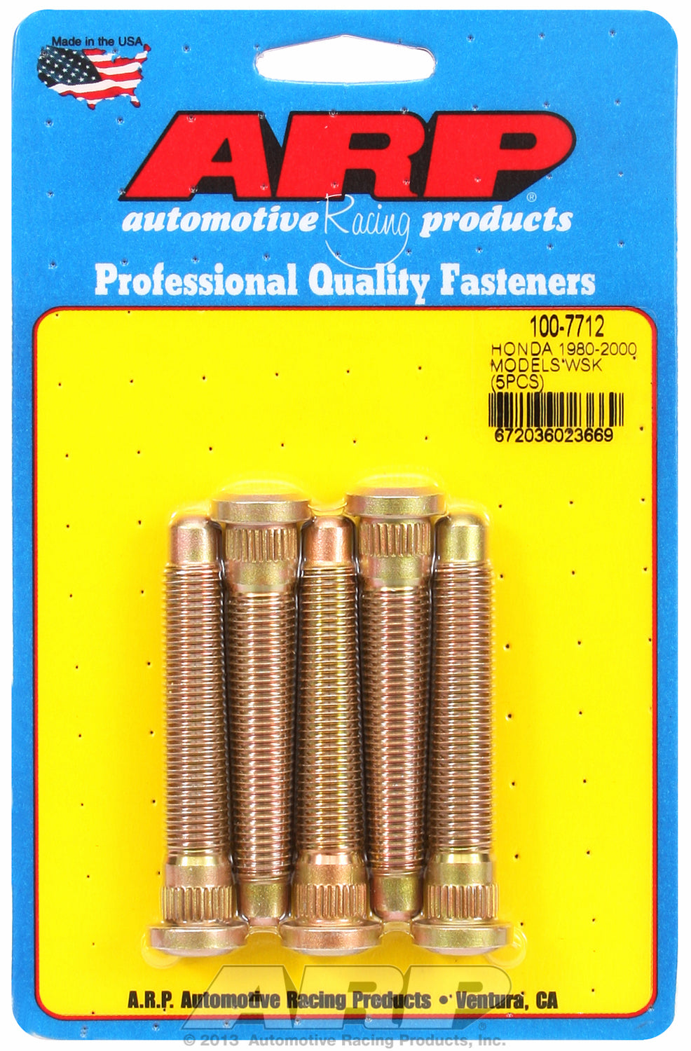 Wheel Stud Kit for Honda Extended Length ('97 & Later)