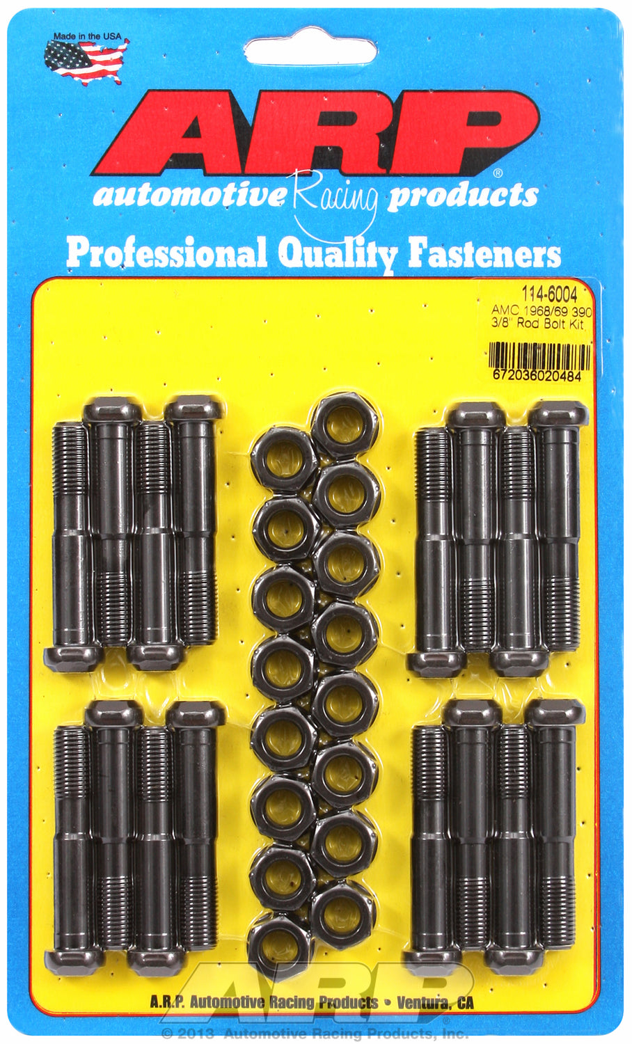 Hi-Perf 8740 Complete Rod Bolt Kit for AMC 390 cid (1968-69)