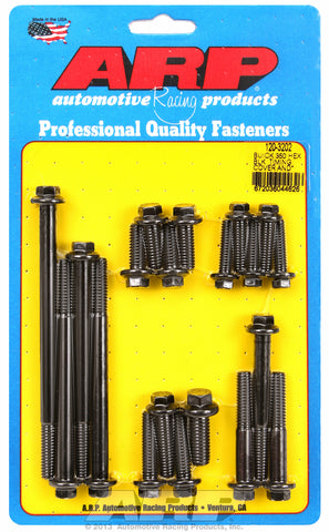 350, timing cover bolts for Buick Black Oxide Hex Heads