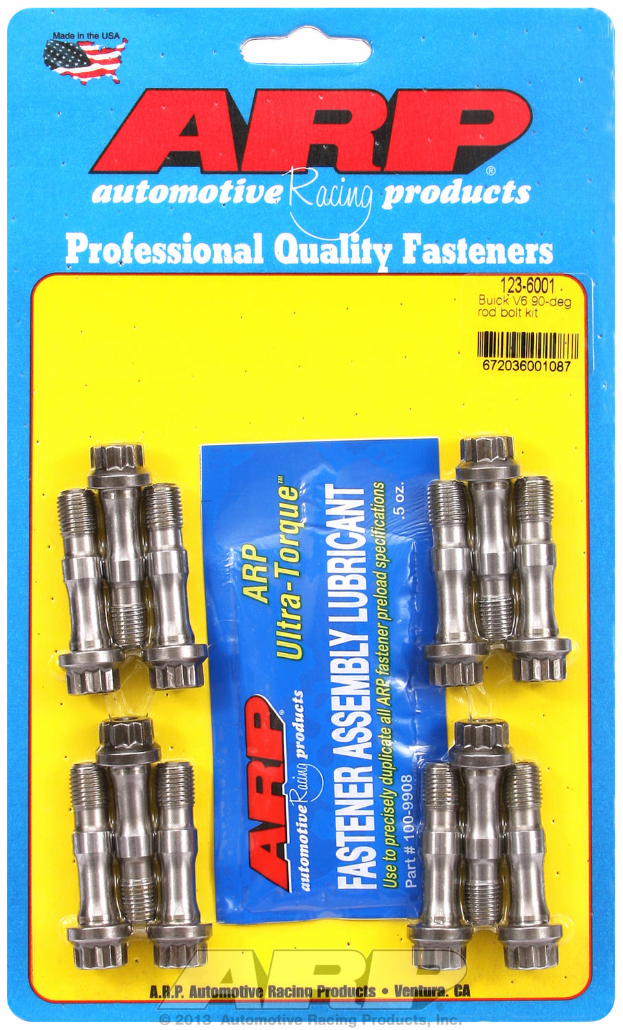 Pro Series ARP2000 Complete Rod Bolt Kit for Buick 90° V6 (cap screw type) 1.500˝ UHL