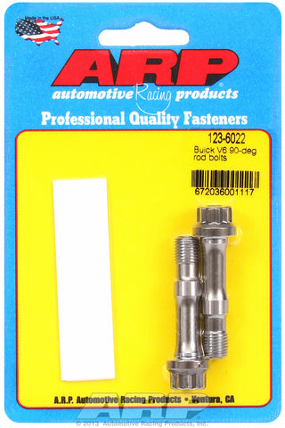 Pro Series ARP2000 2-pc Rod Bolt Kit for Buick 90° V6 (cap screw type) 1.700˝ UHL, fits Grand Nation