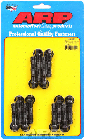 Hex Head Black Oxide Intake Manifold Bolts for Buick 215 cid, uses 3/8˝ socket