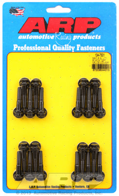 Valve Cover Bolt Kit for Cast Aluminum Covers Chevy GEN V 6.2L (LT1/ LT4) Black Oxide - 12-Pt Head