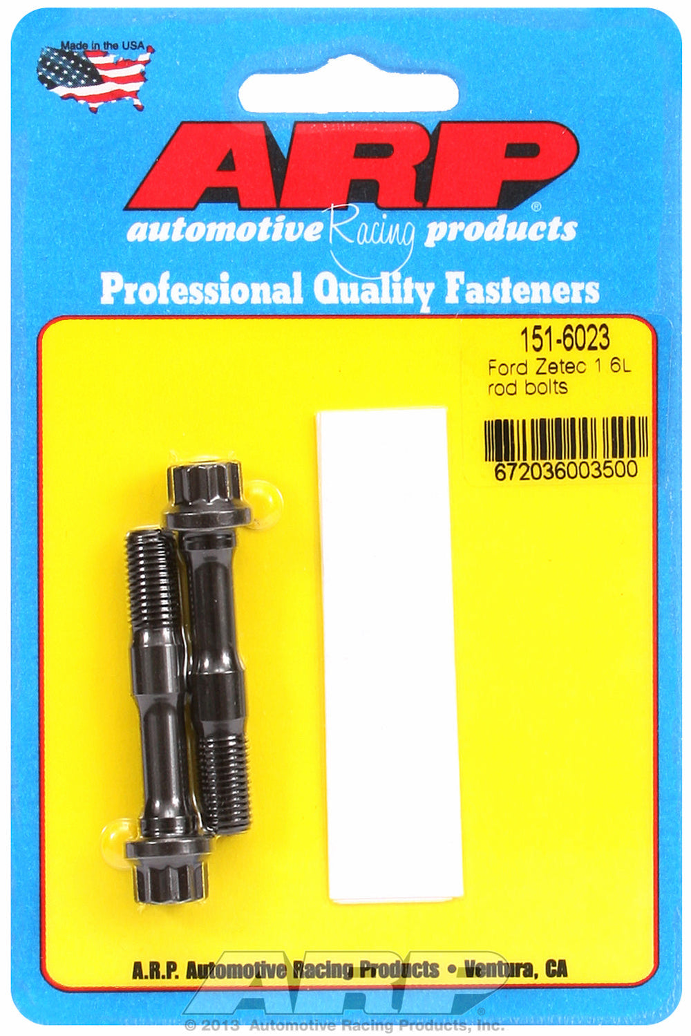 Hi-Perf 8740 (2-pc) Rod Bolt Kit for Ford 1.6L Zetec E M8