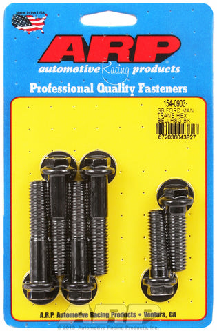 Bellhousing Bolt Kit for Ford 289-302-351W small block - Manual Transmission Black Oxide Hex Head