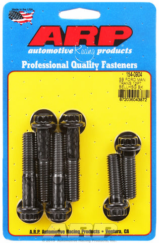 Bellhousing Bolt Kit for Ford 289-302-351W small block - Manual Transmission Black Oxide 12-Pt Head