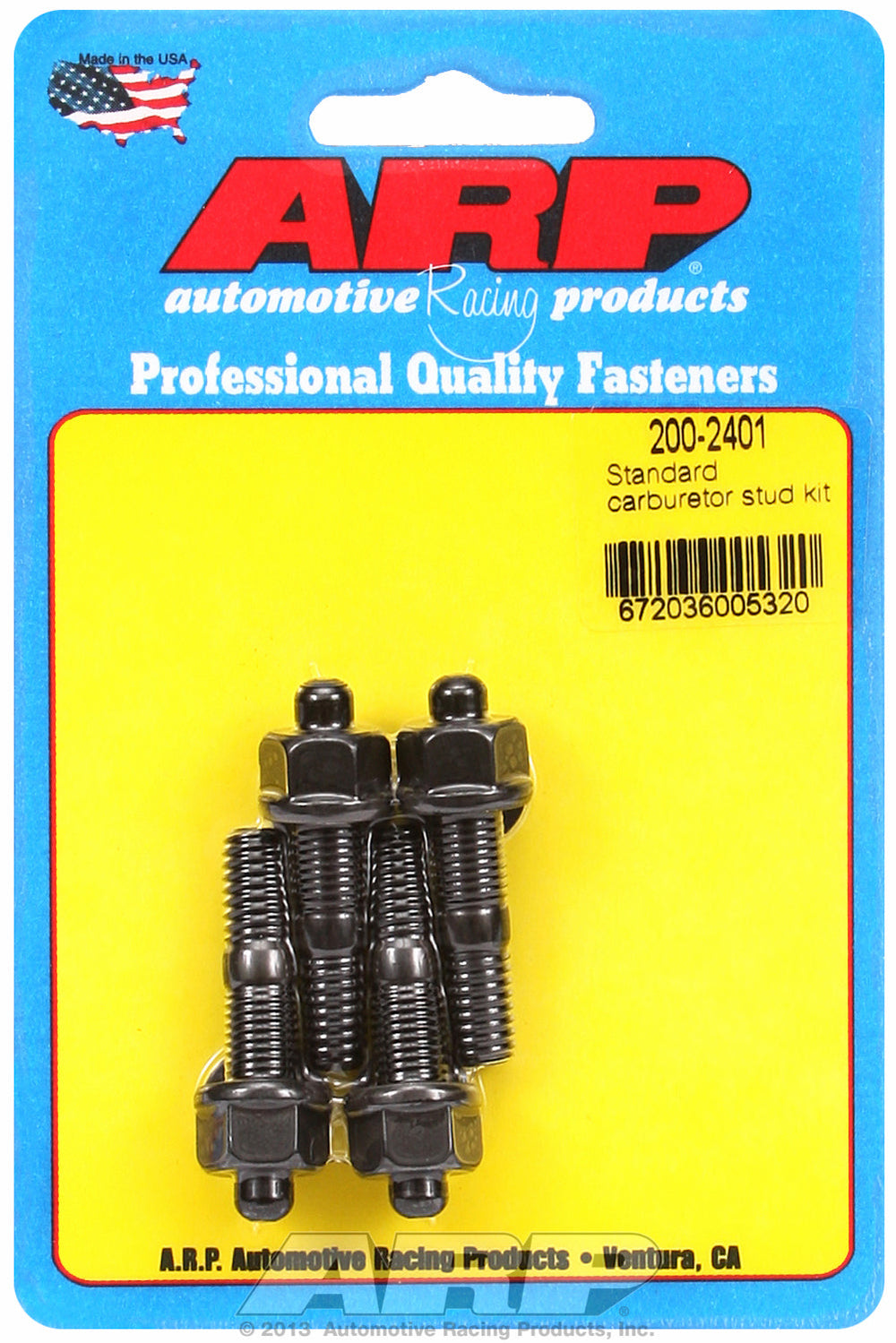 Standard Carb Stud Kit 1.7in OAL