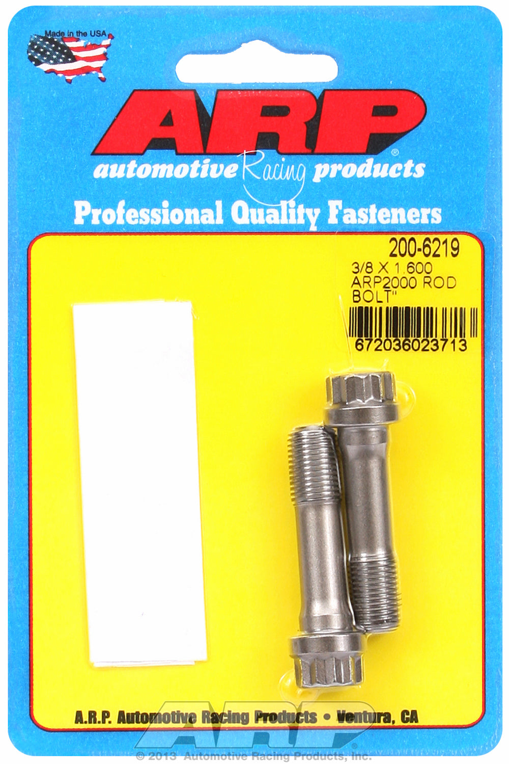 ARP2000 General Replacement Rod Bolt Kit 2-pc