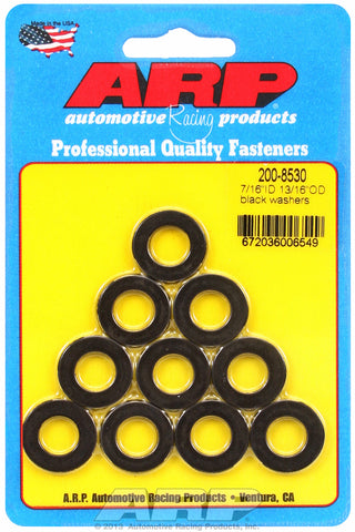 Black Oxide 10-PC Pack SAE Special Purpose Washers