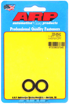 7/16 ID .750 OD black washer