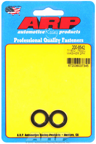 7/16 ID .750 OD black washers