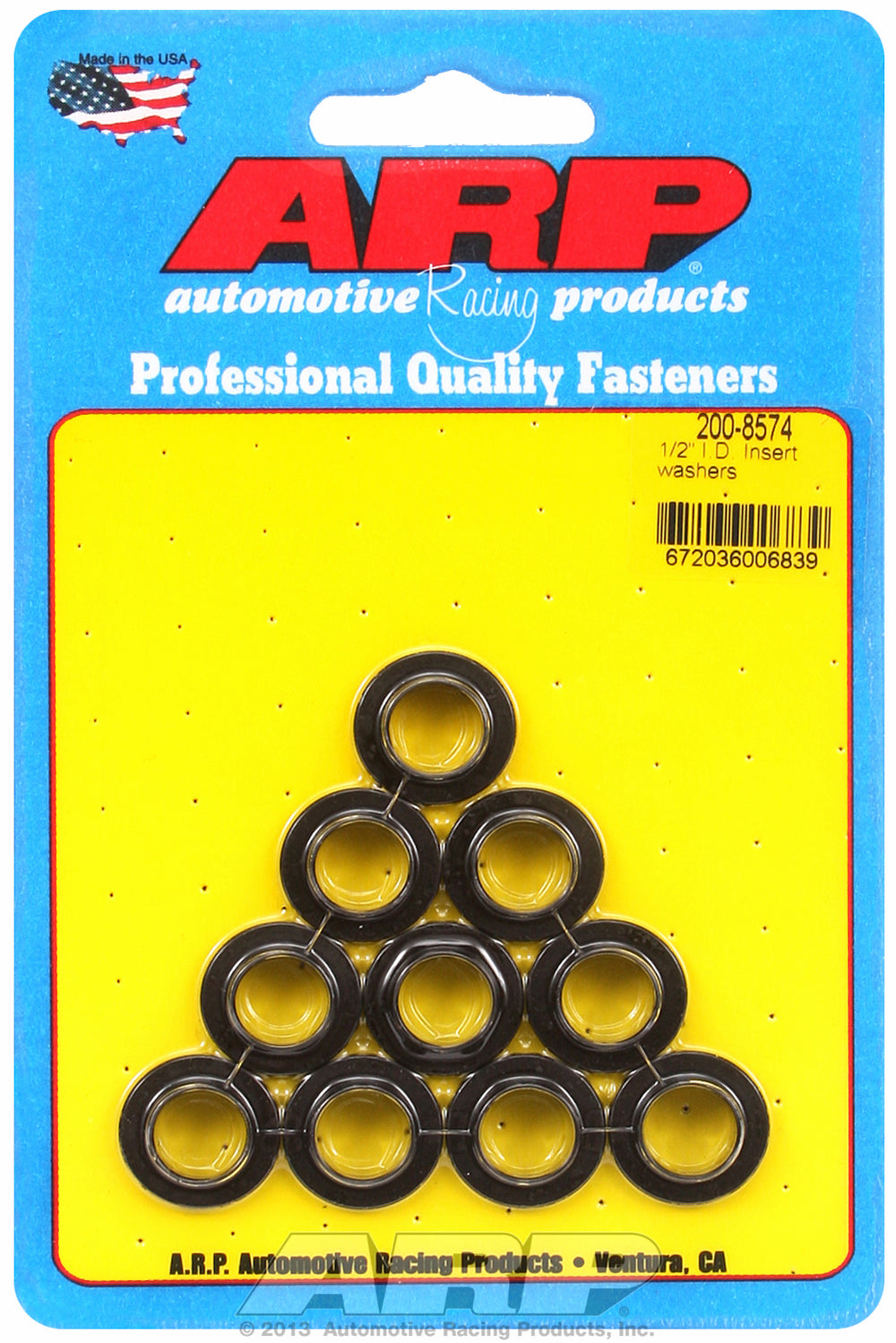 ARP 10PC Pack Insert Washer 1/2 Inner Dia.