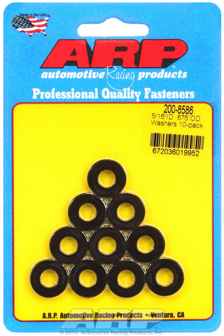 Black Oxide 10-PC Pack SAE Special Purpose Washers