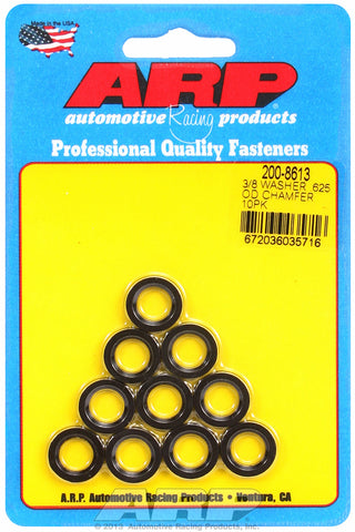 Black Oxide 10-PC PackSAE Special Purpose Washers w/ Chamfer