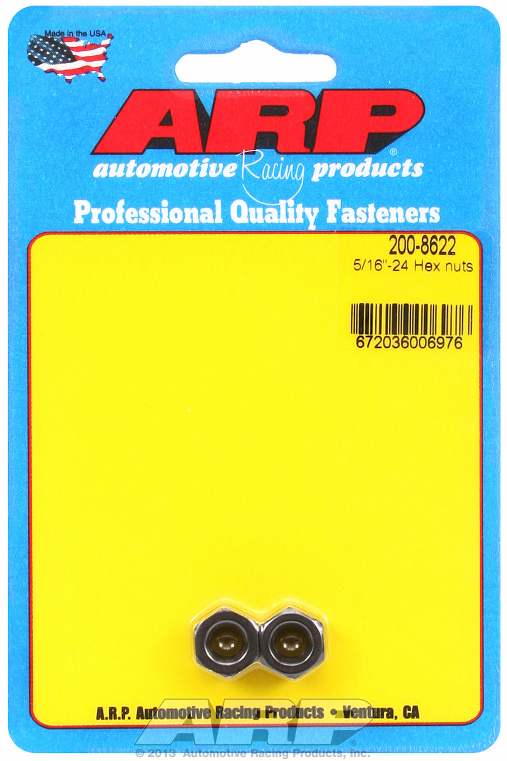 5/16-24 2-PC Pack Hex Nut